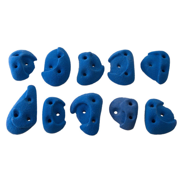 Blue Ribbon Screw-on Handholds - 10 Pack in blue