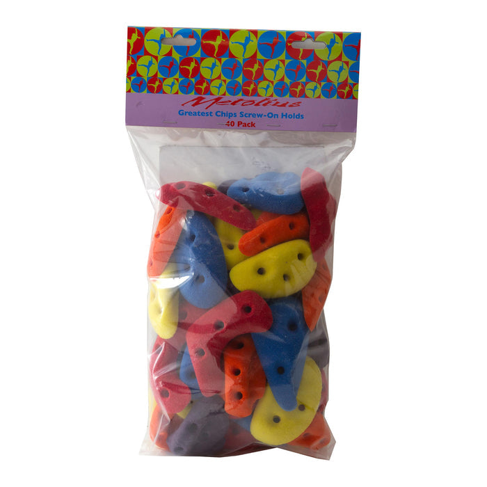 Greatest Chips Screw-on Holds - 40 Holds