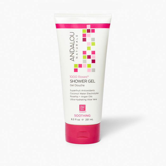 Sensitive 1000 Roses Soothing Shower Gel - Andalou Naturals US