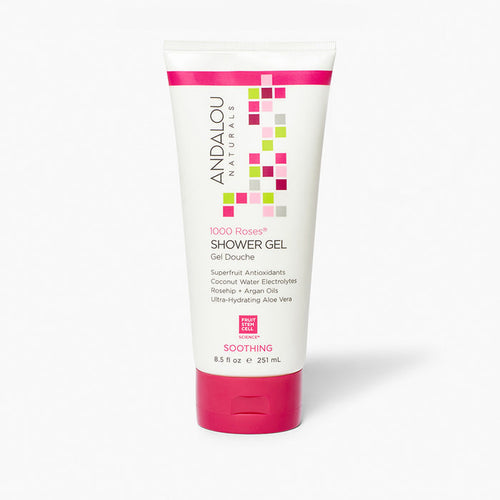 Sensitive 1000 Roses Soothing Shower Gel - Andalou Naturals US