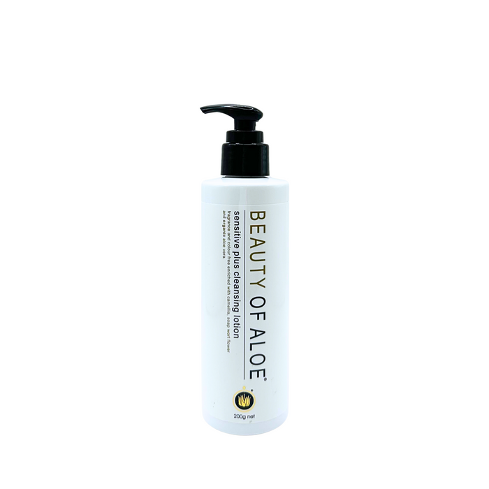 Sensitive Plus Cleansing Lotion, silky and creamy | BEAUTY OF ALOE™