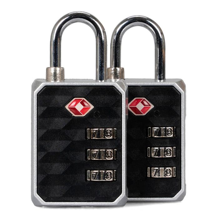 Set of 2 3-dial TSA Combination Locks - Bentley