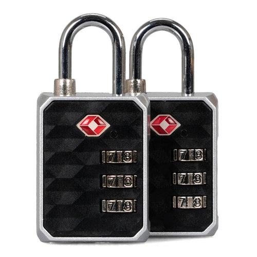 Set of 2 3-dial TSA Combination Locks - Bentley
