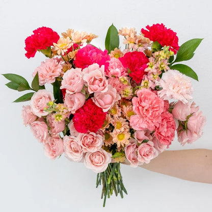 Shades Of Pink Centerpieces Close Up - Image