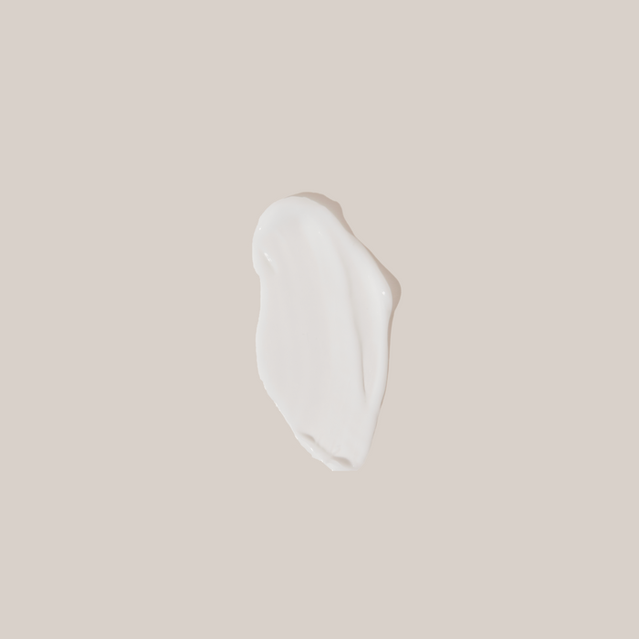 Thick white shave cream dollop texture