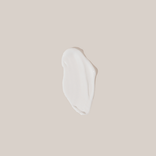 White shave cream dollop