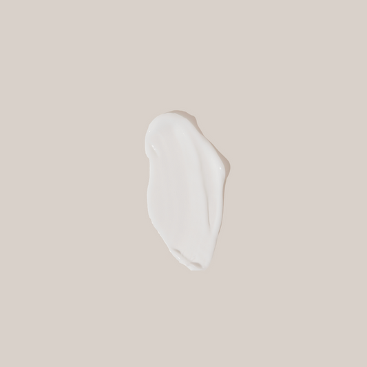 White shave cream dollop