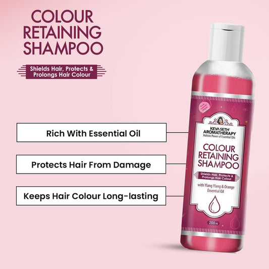 Shine & Silk Colour Retaining Shampoo - Keya Seth Aromatherapy