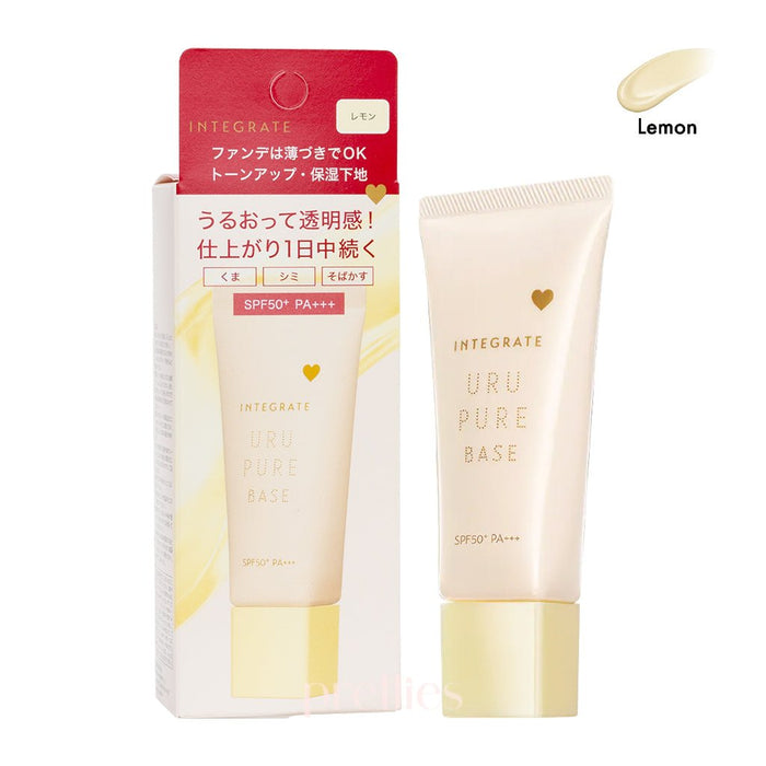 Shiseido INTEGRATE Uru Pure Base Makeup Base SPF50+ PA+++ (Lemon) 30g