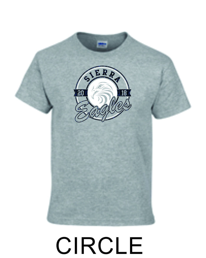 Sierra Basic Tee in 4 Designs- Matte or Glitter