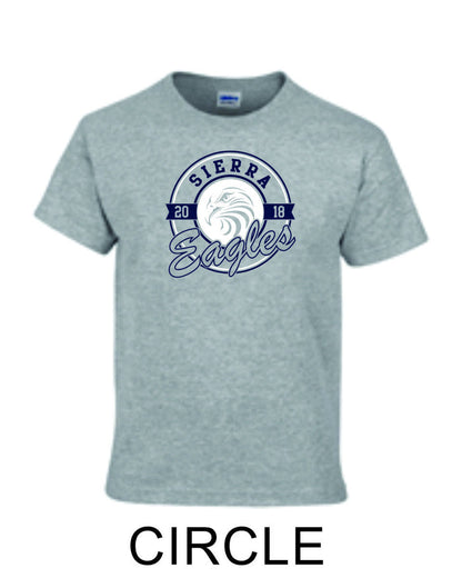 Sierra Basic Tee in 4 Designs- Matte or Glitter