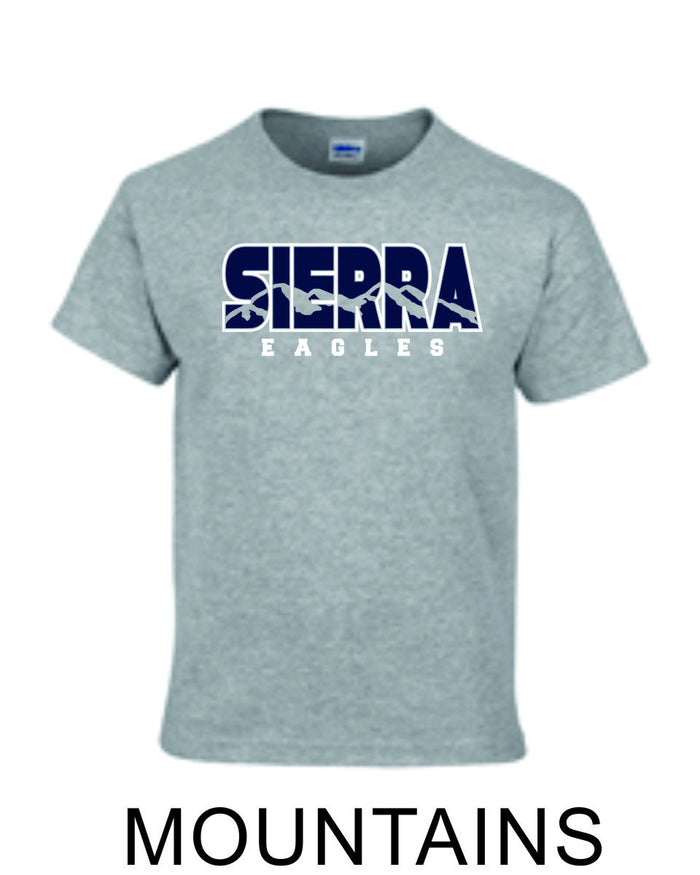 Sierra Basic Tee in 4 Designs- Matte or Glitter