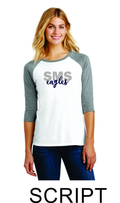Sierra Ladies Raglan- 3 designs- Matte or Glitter