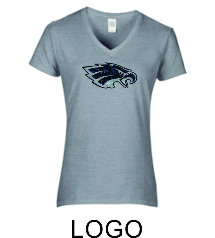 Sierra Ladies Short Sleeve Tee- 4 Designs- Matte or Glitter
