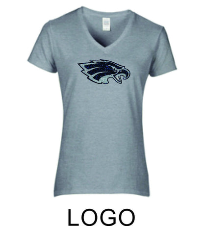 Sierra Ladies Short Sleeve Tee- 4 Designs- Matte or Glitter