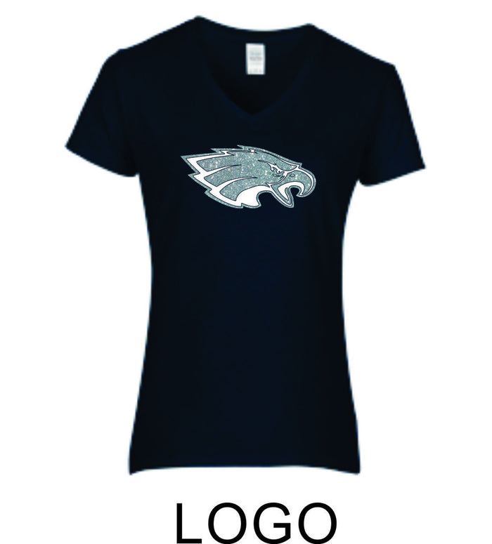 Sierra Ladies Short Sleeve Tee- 4 Designs- Matte or Glitter