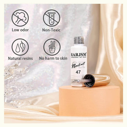Silver | RARJSM ® Nail Art Gel Liner Painting Nail Gel Polish | 8ml #47