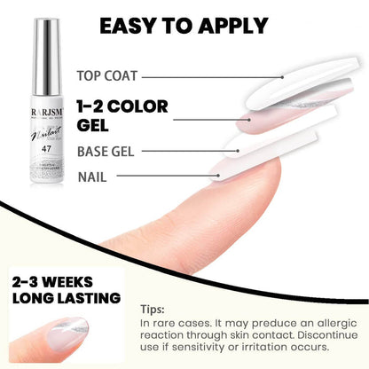 Silver | RARJSM ® Nail Art Gel Liner Painting Nail Gel Polish | 8ml #47