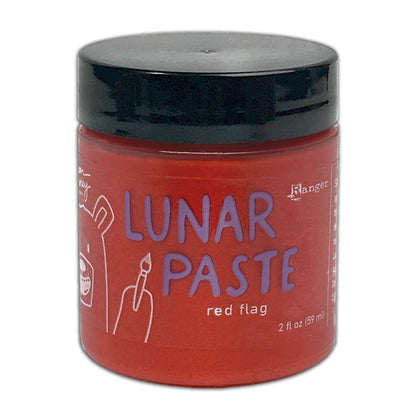 Simon Hurley create Lunar Paste. A creamy, colorful paste with a metallic shine. Available at Embellish Away located in Bowmanville Ontario Canada. Red Flag