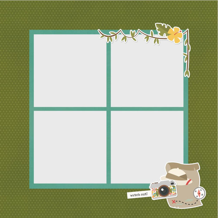 Simple Stories - Simple Pages Page Pieces - Say Cheese Adventure At The Park