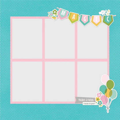 Simple Stories - Simple Pages Page Pieces - Say Cheese Fantasy At The Park. This package includes 15 Large Die Cut Cardstock Pieces. Made in USA. Available at Embellish Away located in Bowmanville Ontario Canada. layout by Brand Ambassador.