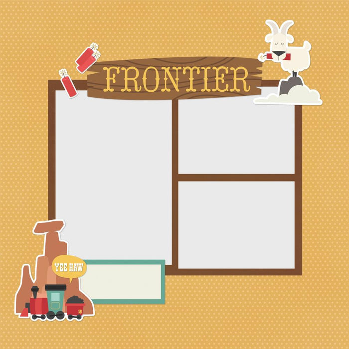 Simple Stories - Simple Pages Page Pieces - Say Cheese Frontier At The Park. This package includes 14 Large Die Cut Cardstock Pieces. Made in USA. Available at Embellish Away located in Bowmanville Ontario Canada.