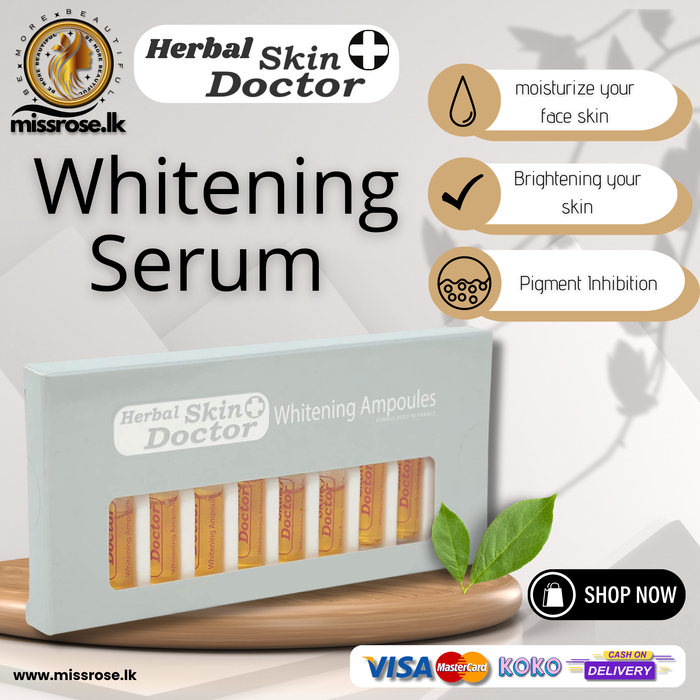 Skin Doctor Whitening Ampoules, 10 Pcs - 5ml