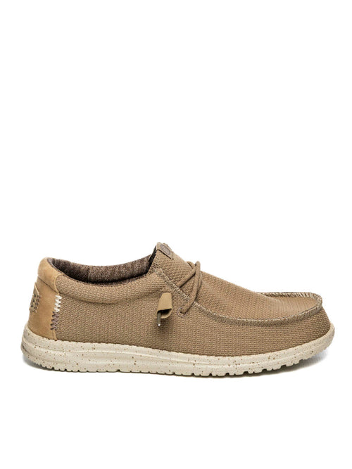 HEY DUDE Slip on wally sport mesh tan 40403 WALLY SPORT MESH-25W