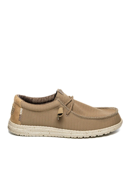HEY DUDE Slip on wally sport mesh tan 40403 WALLY SPORT MESH-25W