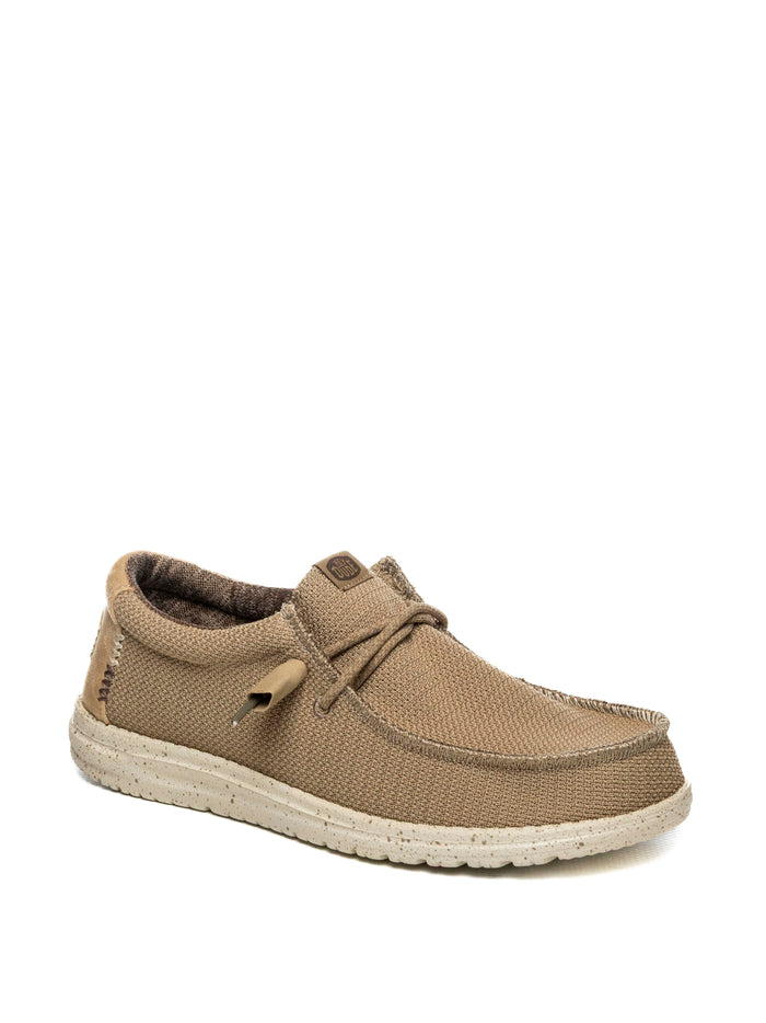 HEY DUDE Slip on wally sport mesh tan 40403 WALLY SPORT MESH-25W