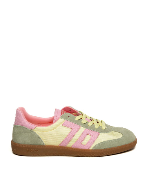 BACK 70 Sneaker ghost verde/rosa GHOST C26-501 SUEDE PINK GREEN
