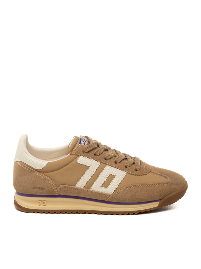 BACK 70 Sneaker jogger nylon beige JOGGER N26-206 NYLON BEIGE