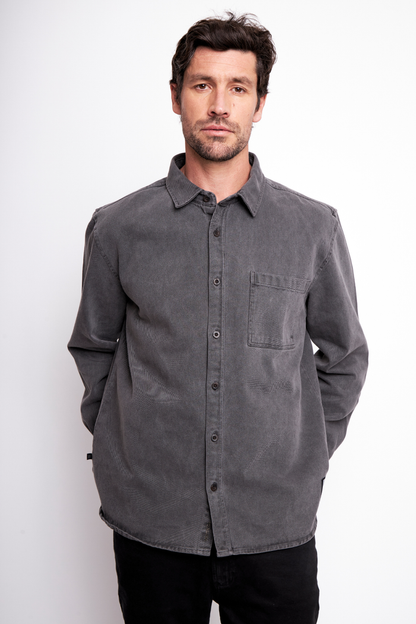 Sobrecamisa Tapi Orgánica Negra Hombre