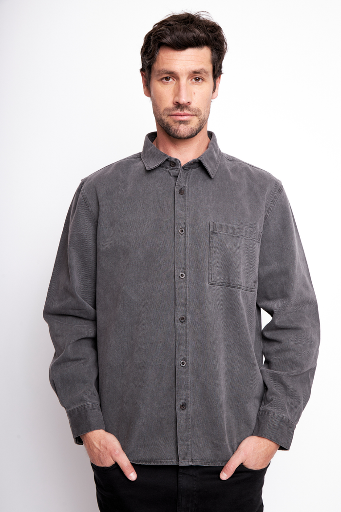 Sobrecamisa Tapi Orgánica Negra Hombre