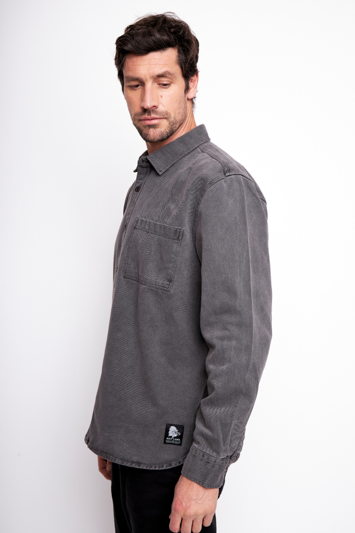 Sobrecamisa Tapi Orgánica Negra Hombre