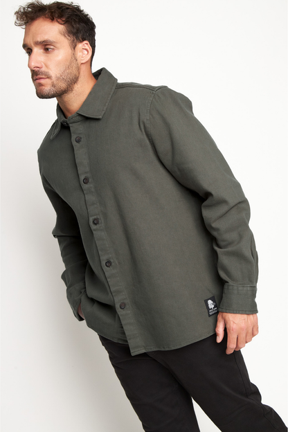 Sobrecamisa Tipe Orgánica Verde Hombre