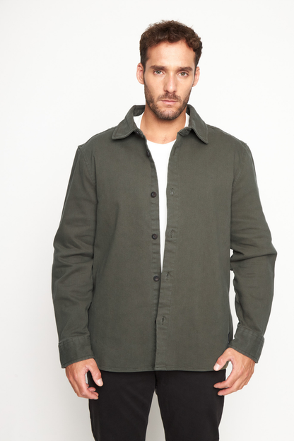 Sobrecamisa Tipe Orgánica Verde Hombre