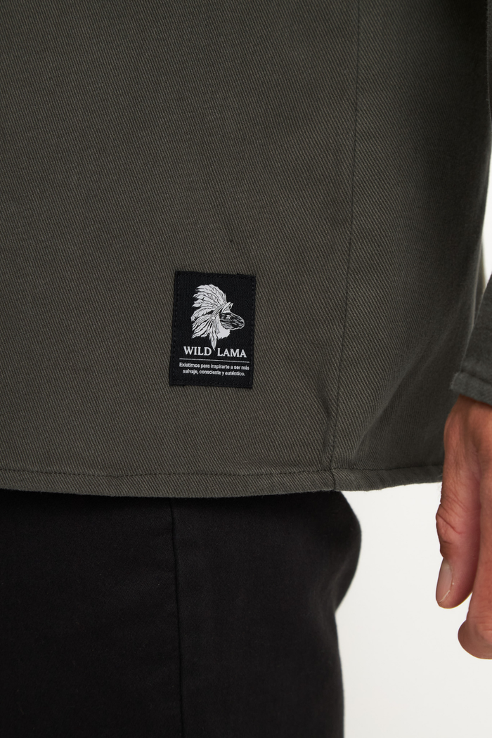 Sobrecamisa Tipe Orgánica Verde Hombre