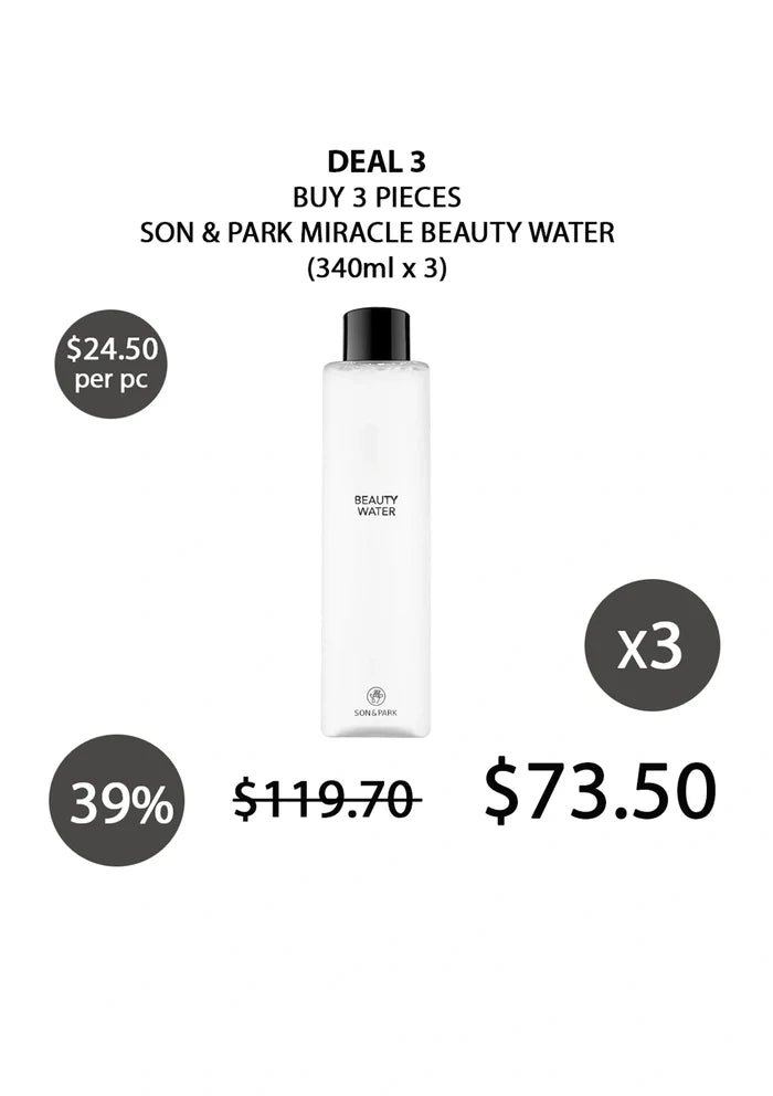 (BUY 3) SON&PARK MIRACLE BEAUTY WATER