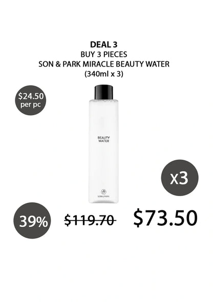 (BUY 3) SON&PARK MIRACLE BEAUTY WATER