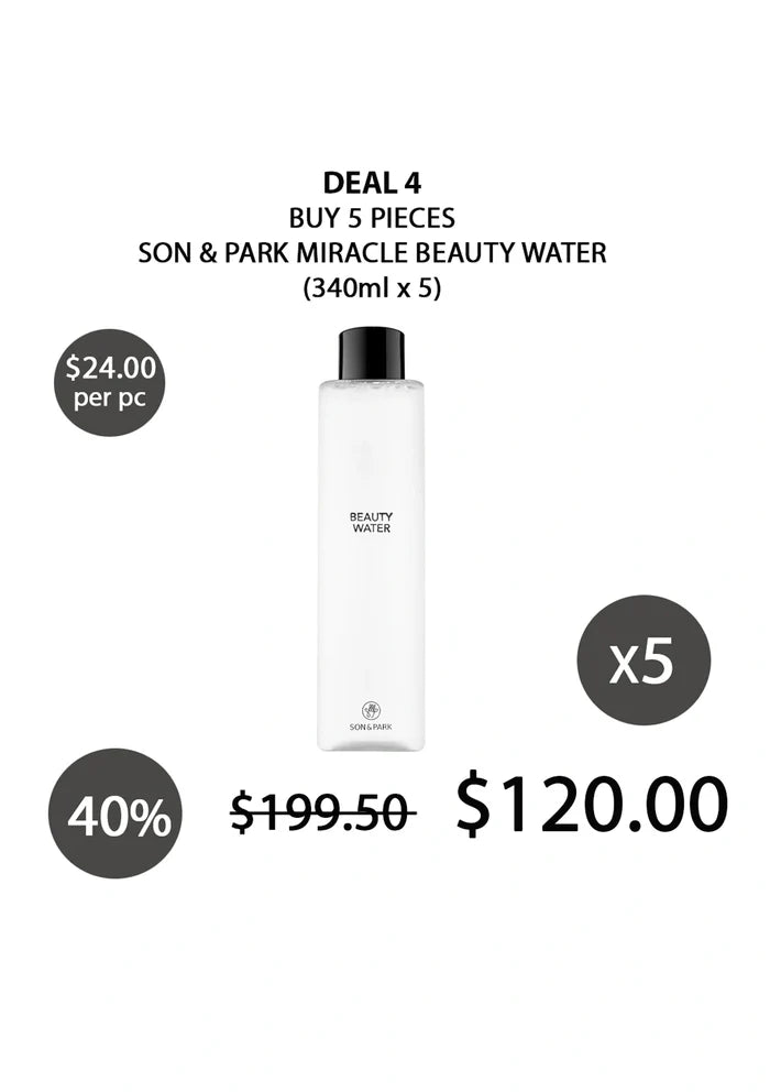 (BUY 5) SON&PARK MIRACLE BEAUTY WATER