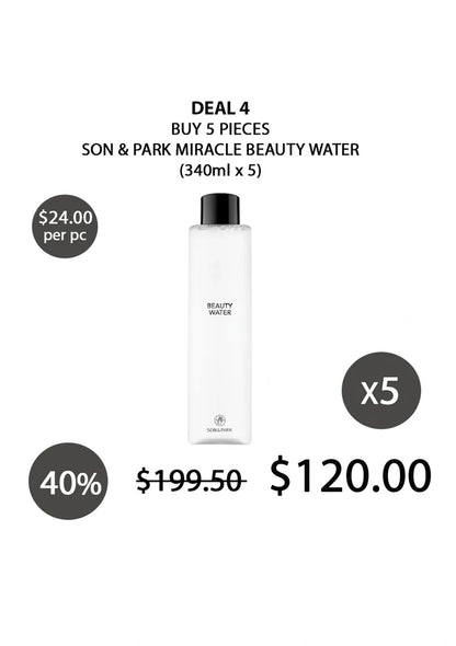 (BUY 5) SON&PARK MIRACLE BEAUTY WATER