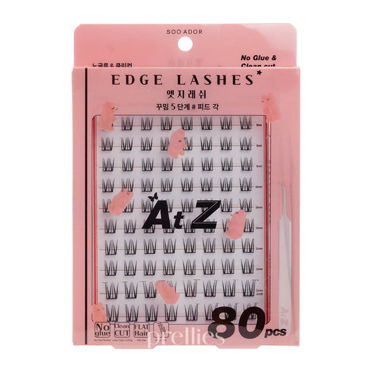 SOO ADOR No Glue & Clean Cut Edge Lashes (#Feed GAK) 80pcs/ Box (Pink Box)