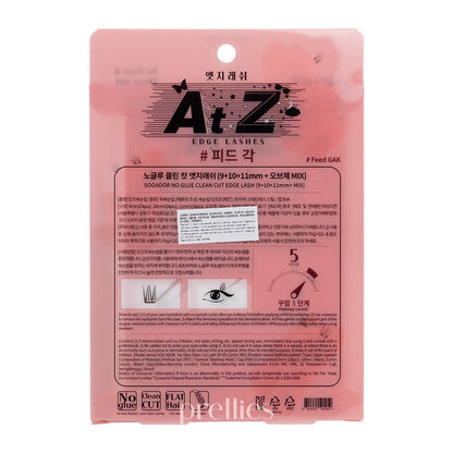SOO ADOR No Glue & Clean Cut Edge Lashes (#Feed GAK) 80pcs/ Box (Pink Box)