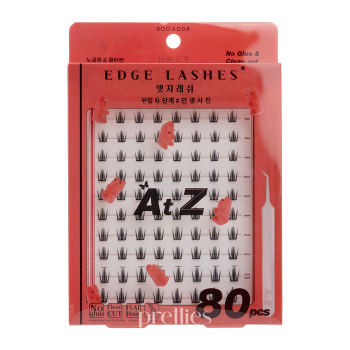SOO ADOR No Glue & Clean Cut Edge Lashes (#IN SAENG Pic) 80pcs/ Box (Red Box)