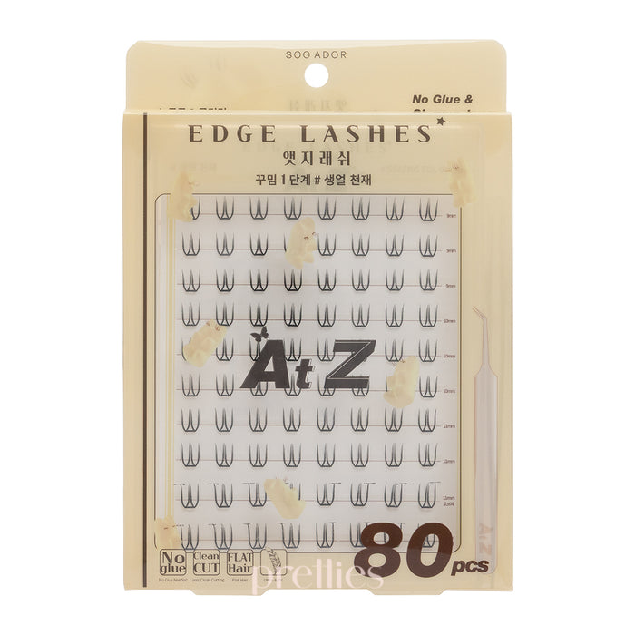 SOO ADOR No Glue & Clean Cut Edge Lashes (#SSAENG EOL Genius) 80pcs/ Box (White Box)