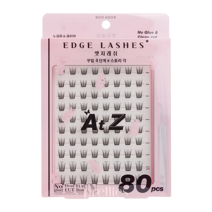 SOO ADOR No Glue & Clean Cut Edge Lashes (#Story GAK) 80pcs/ Box (Light Pink Box)