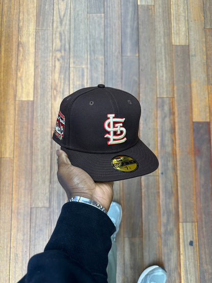 St. Louis Cardinals All Dark Brown Busch Stadium Patch