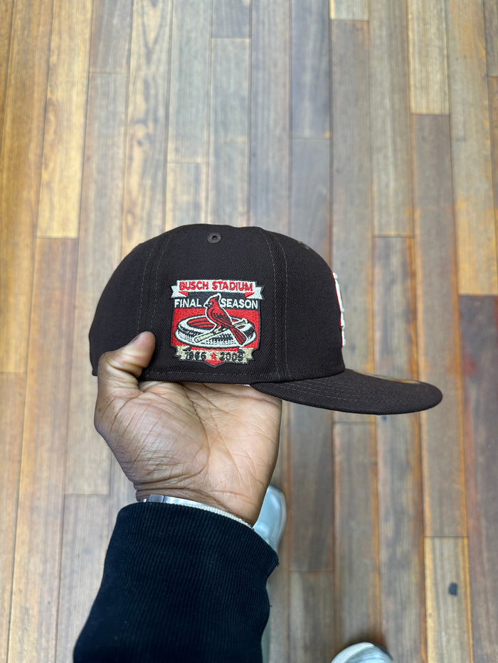 St. Louis Cardinals All Dark Brown Busch Stadium Patch