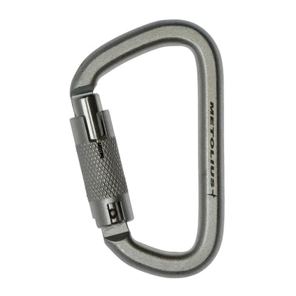 Steel Locking Carabiner - Autolock, Metolius logo side